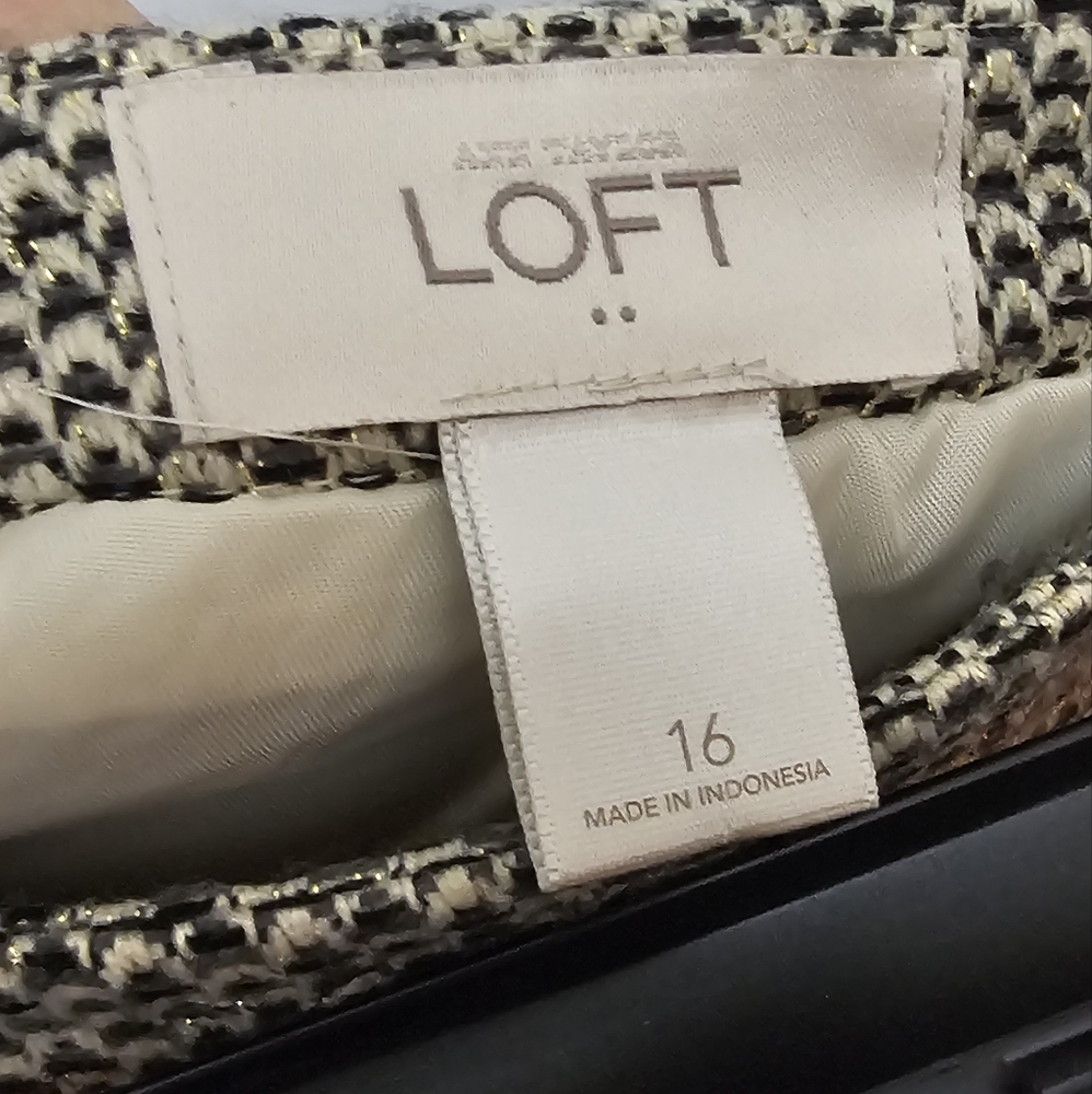 LOFT Tweed Skirt 16 - Picture 8 of 10